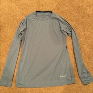 Burton Lightweight Base Layer Crew - Women’s L - Rock Lichen